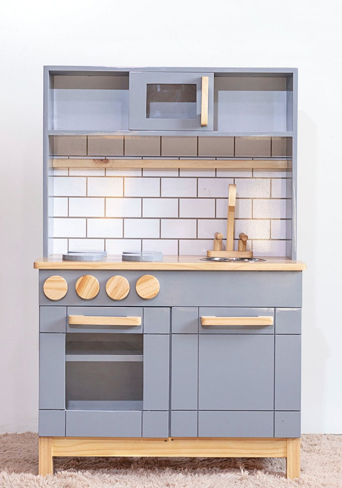 Cocina Montessori de Madera Funcional