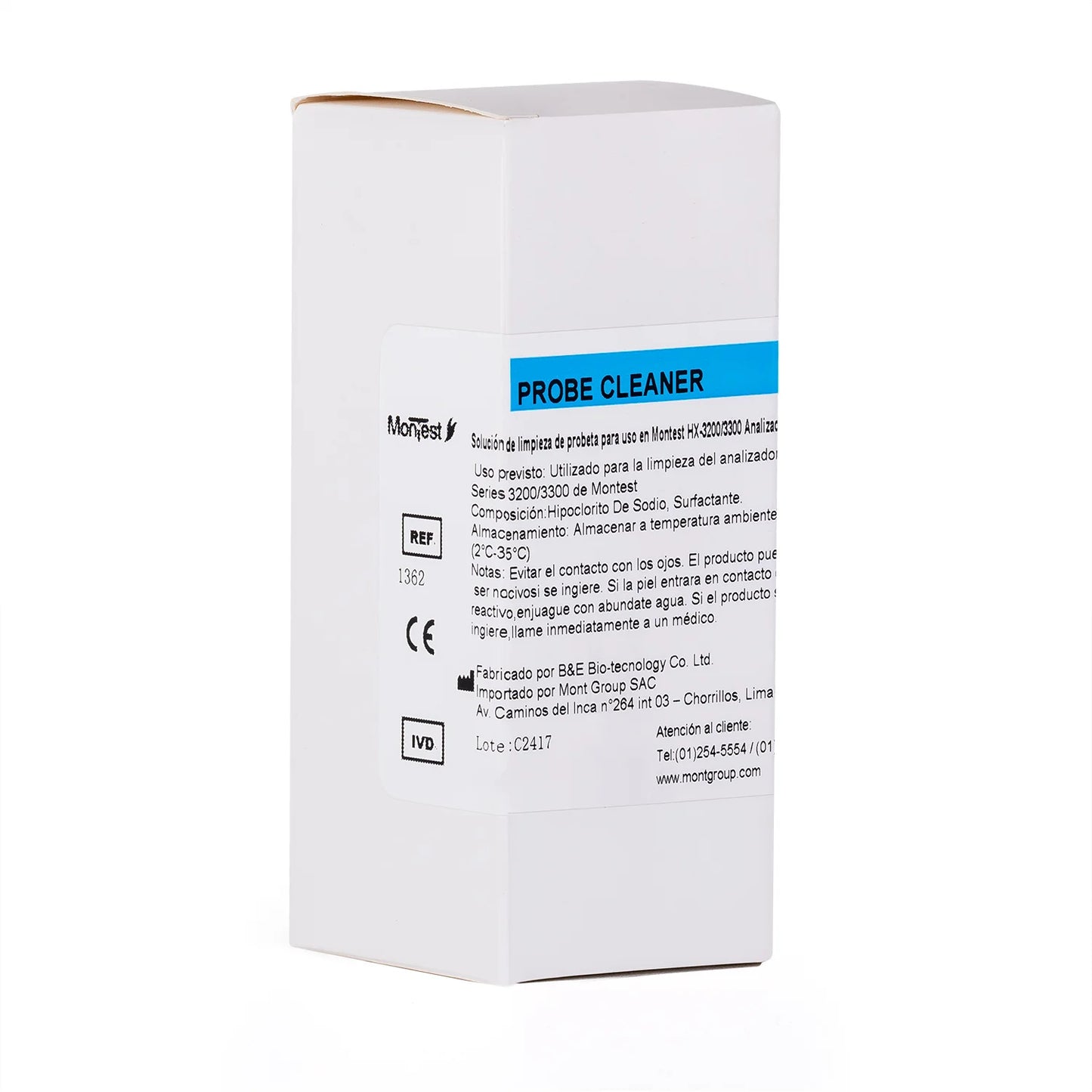 Cleaner Probeta para Uso en MONTEST HX 3200-3300 de 100 ML