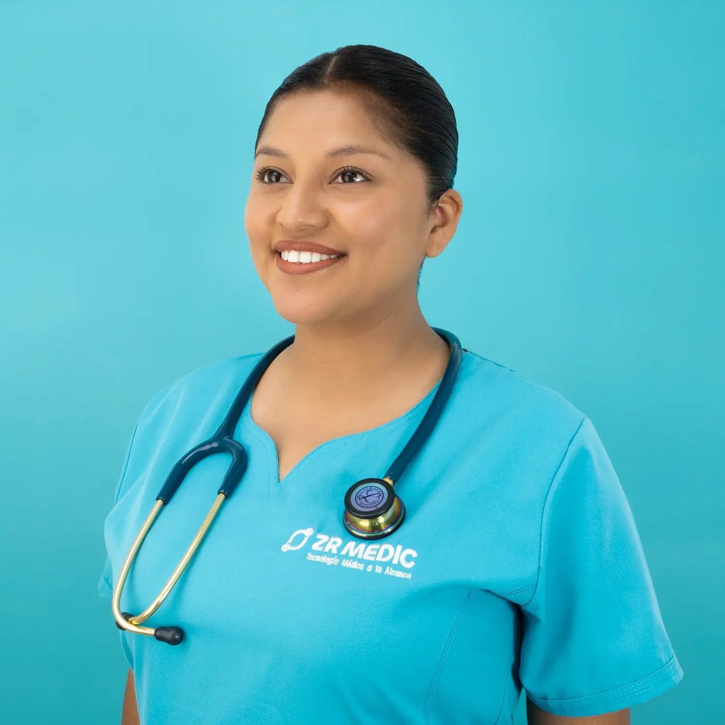 Estetoscopio LITTMANN CLASSIC III Azul Caribe Arcoíris 5807