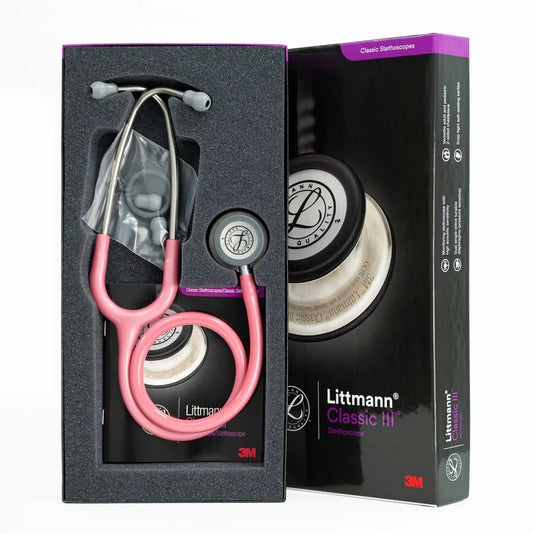 Estetoscopios Littmann Clasic III 3M Rosado Perla #5633