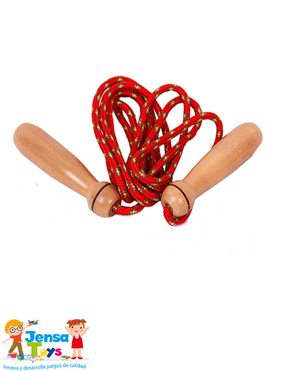 Soga para Saltar con Mango de Madera 2 m