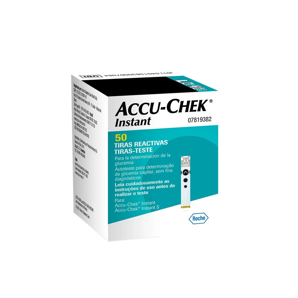 Tira Reactiva Accu Chek INSTANT (50 UNIDADES)