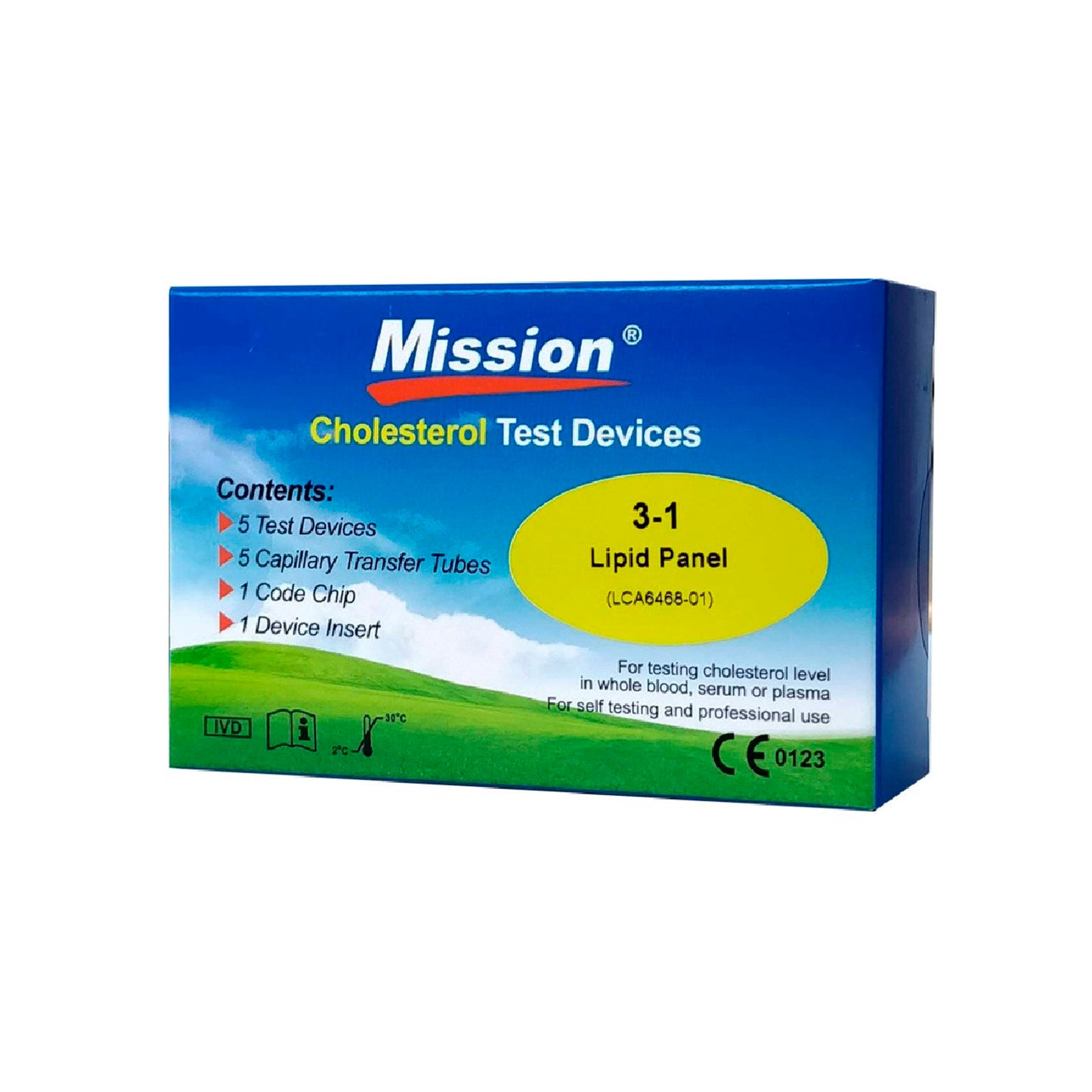 Tira Reactiva Colesterol Mission (25 und)