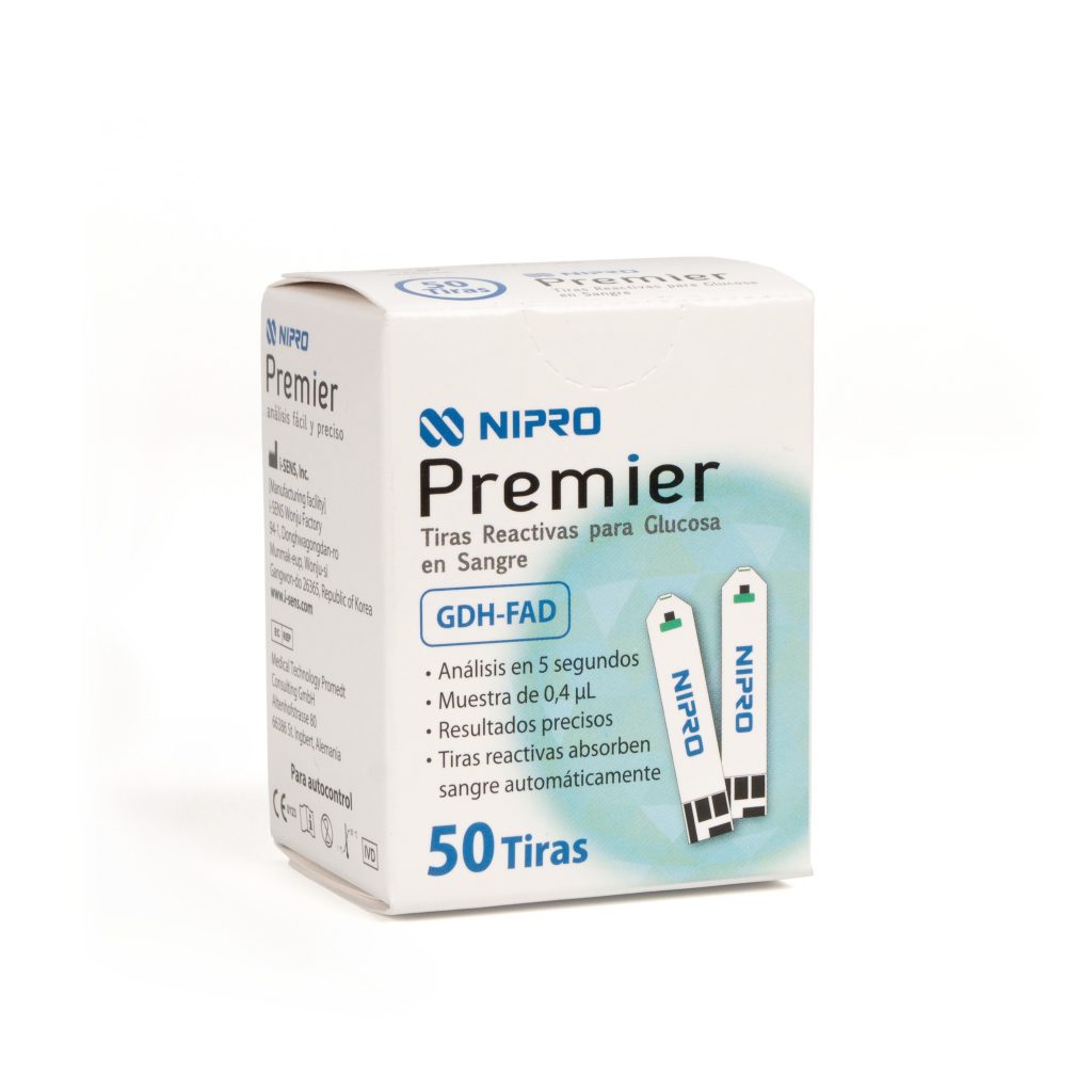 Tira Reactiva para Glucosa Nipro Premier Alpha