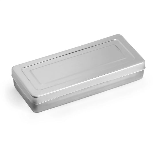 Caja para Instrumental Quirúrgico de Acero Inoxidable Mediana