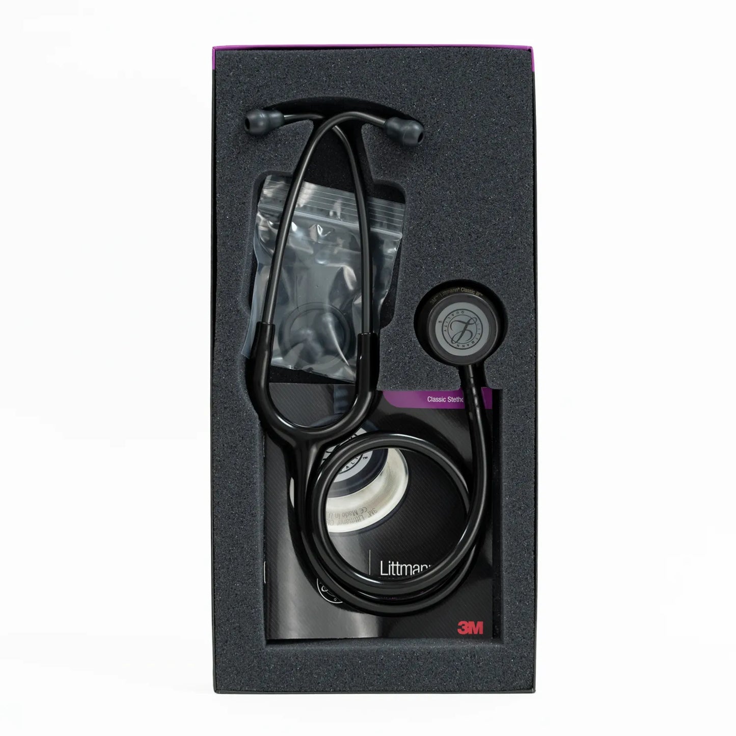 Estetoscopios Littmann Clasic III 3M Negro Humo #5811 (Edición Especial)