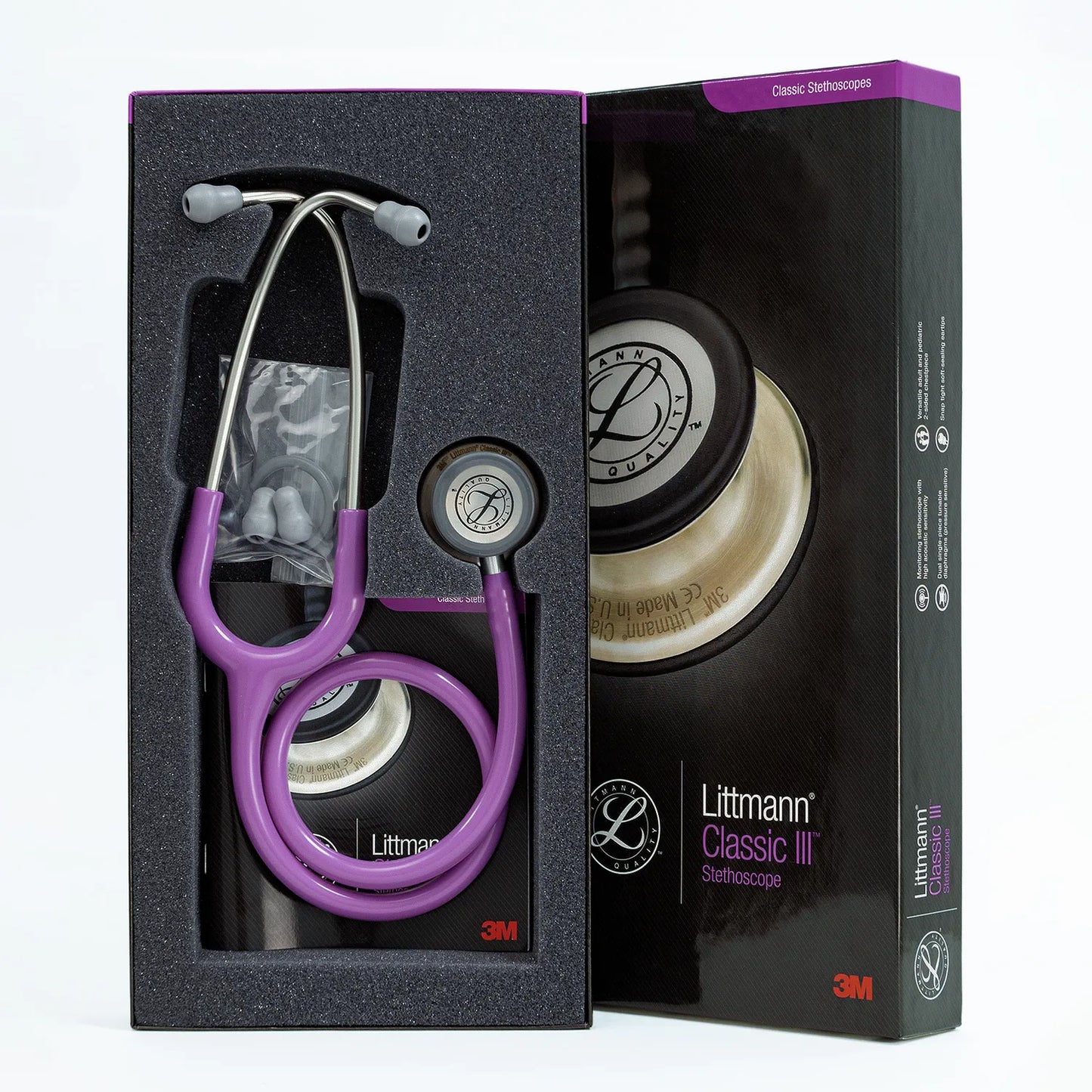 Estetoscopios Littmann Clasic III 3M Lavanda #5832