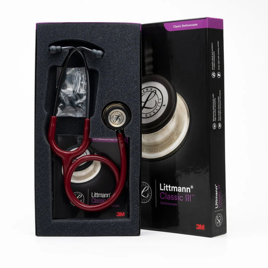 Estetoscopios Littmann Clasic III 3M Borgoña champagne #5864 (Edición Especial)