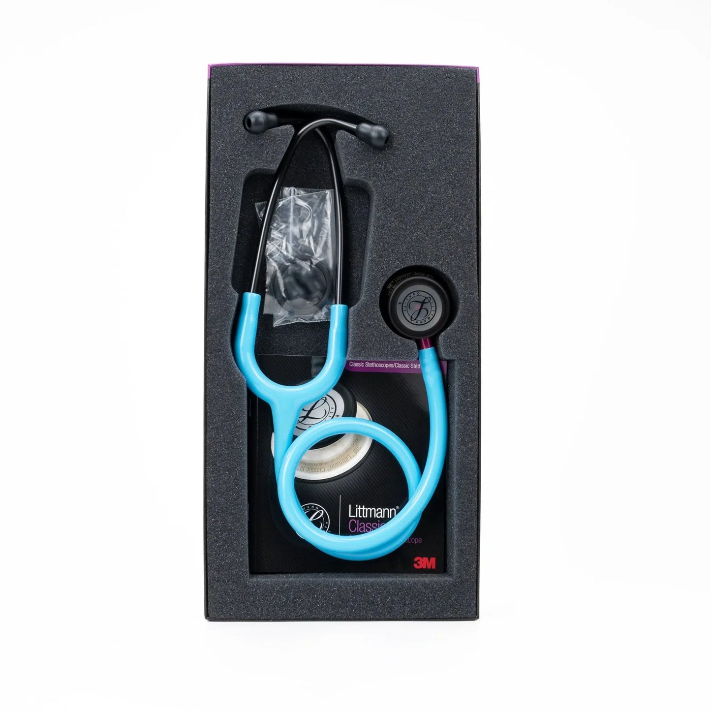Estetoscopios Littmann Clasic III 3M Turquesa - Smoke Chestpiece #5872 (Edición Especial)