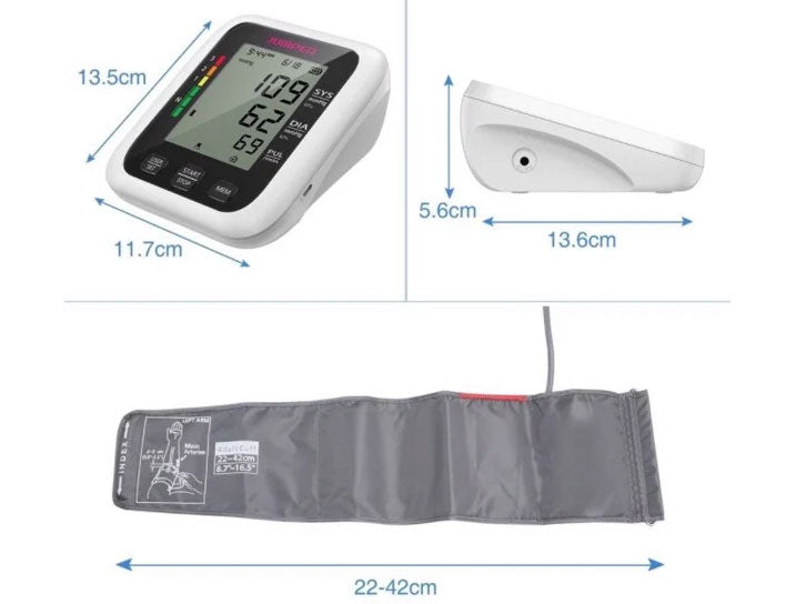 Tensiómetro Digital de Brazo con Detector de Arritmia JUMPER JPD-HA100