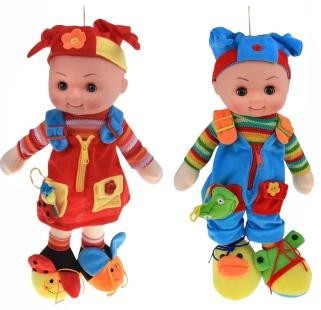 Muñeco Didáctico de Tela para Aprender a Vestirse