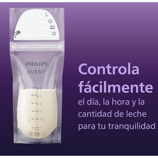 Bolsas Preesterilizadas para Leche Materna 180 ml x25 PHILIPS AVENT SCF603/25
