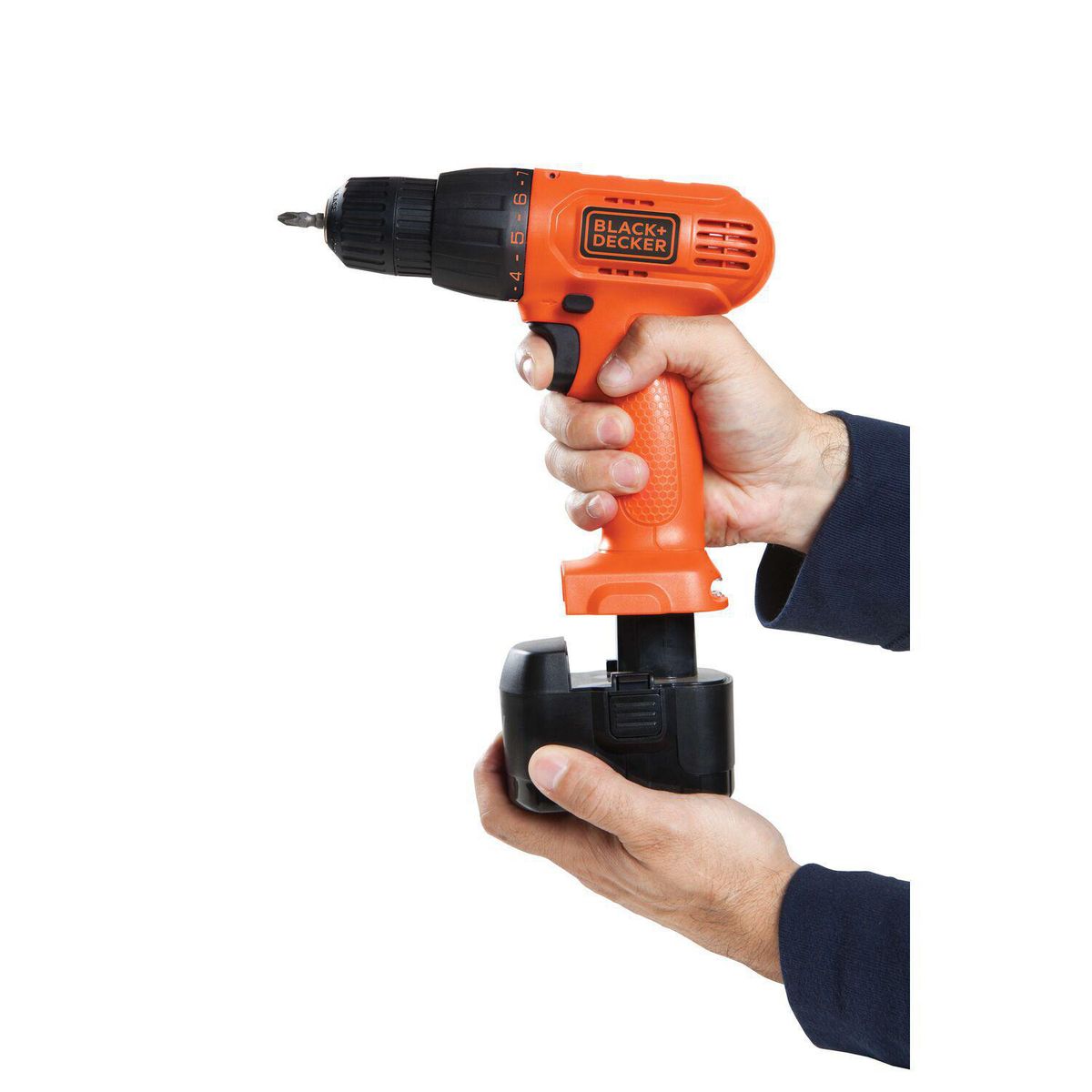 Taladro Atornillador Inalámbrico 12 V con Maletín BLACK+DECKER CD121K