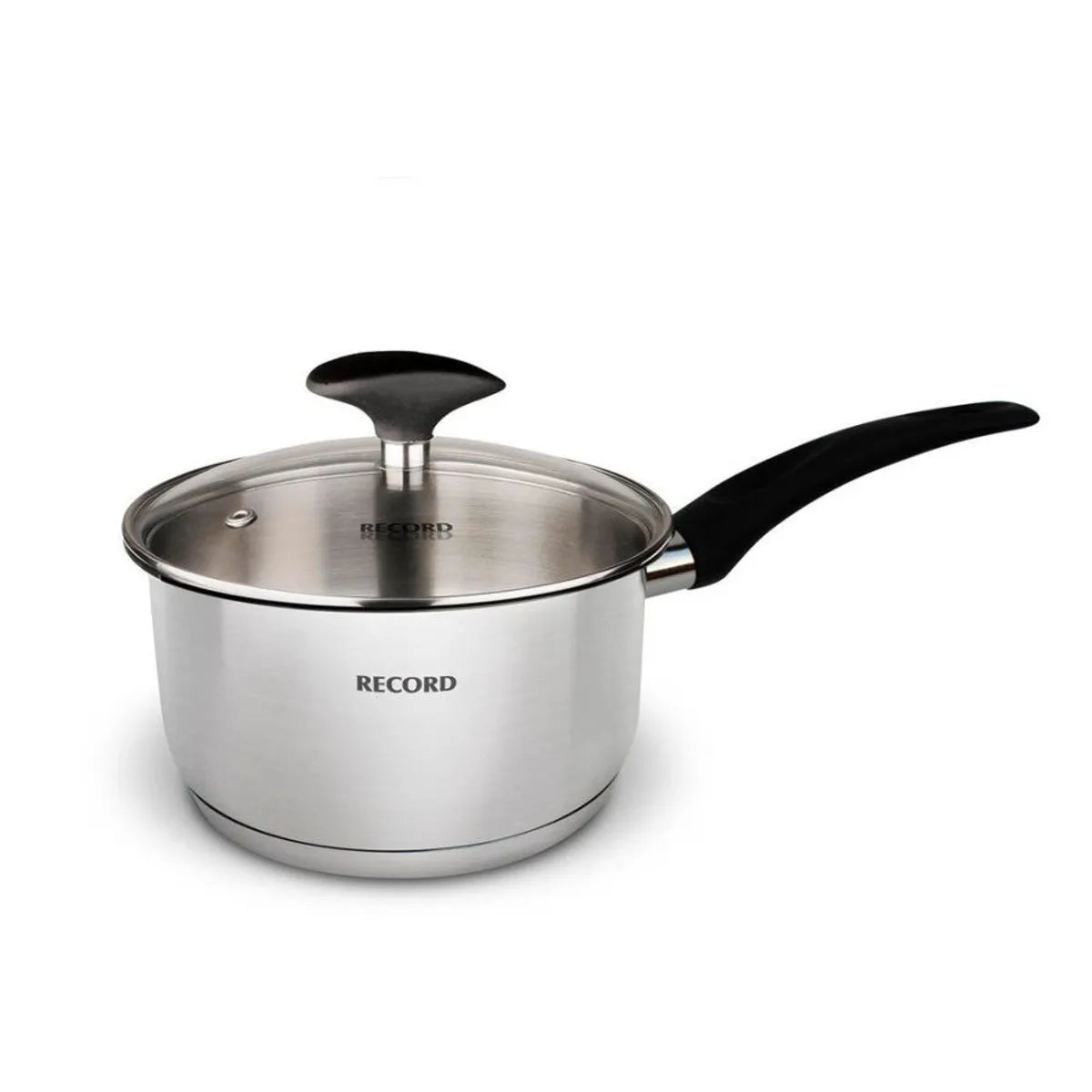 Cacerola de Acero Inoxidable con Tapa de Vidrio 16 cm RECORD Gia Plus N°16