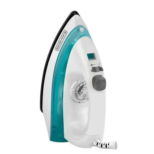 Plancha Eléctrica a Vapor 1100 W Suela Antiadherente BLACK+DECKER IRBD100-CL