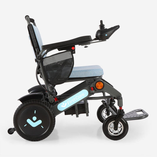 Silla de Ruedas Eléctrica Plegable de Aluminio con Batería de Litio FIRST CARE Pro Ride X