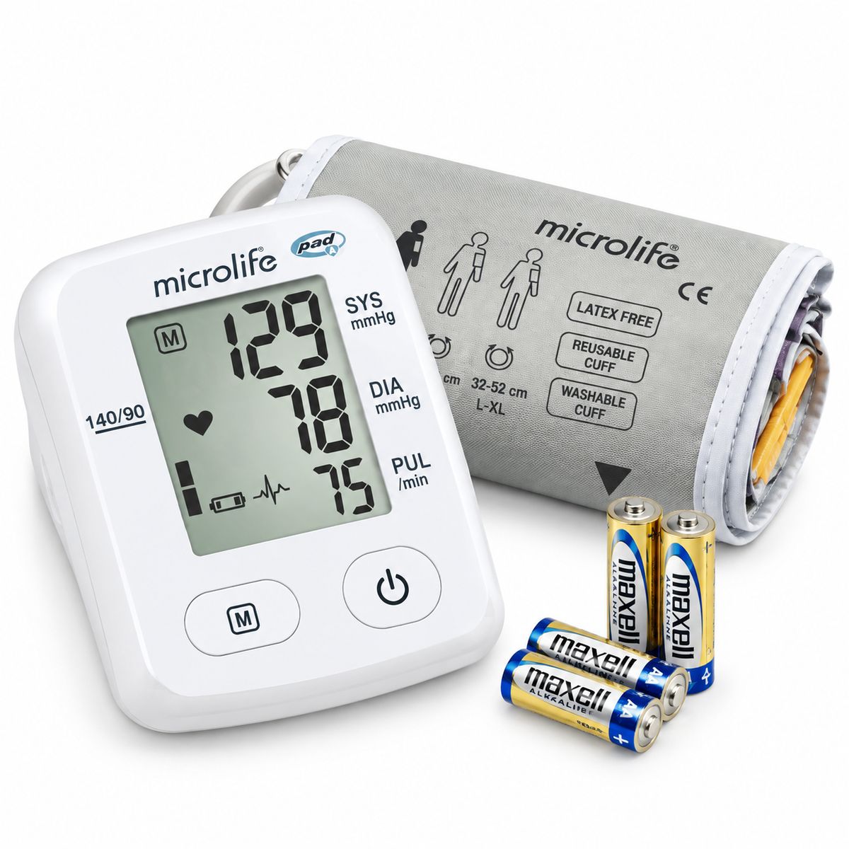 Tensiómetro Digital de Brazo con Detección de Arritmias MICROLIFE BP A100
