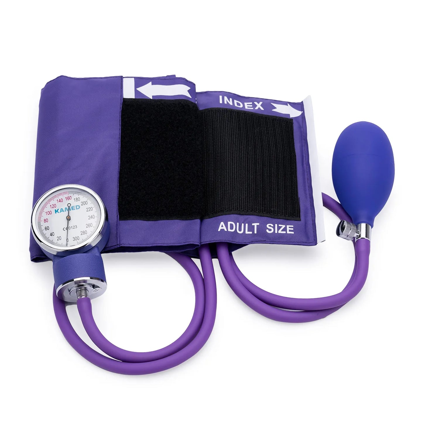 Tensiómetro Manual Aneroide con Estetoscopio KAMED Morado