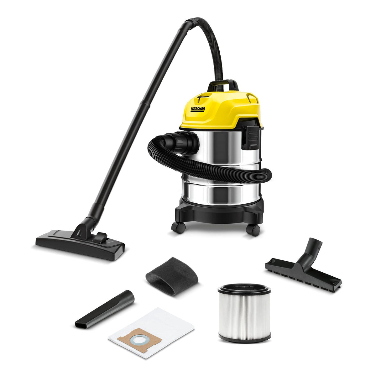 Aspiradora Multifunción Polvo y Agua 1300 W 18 L KÄRCHER WD 1 s Classic