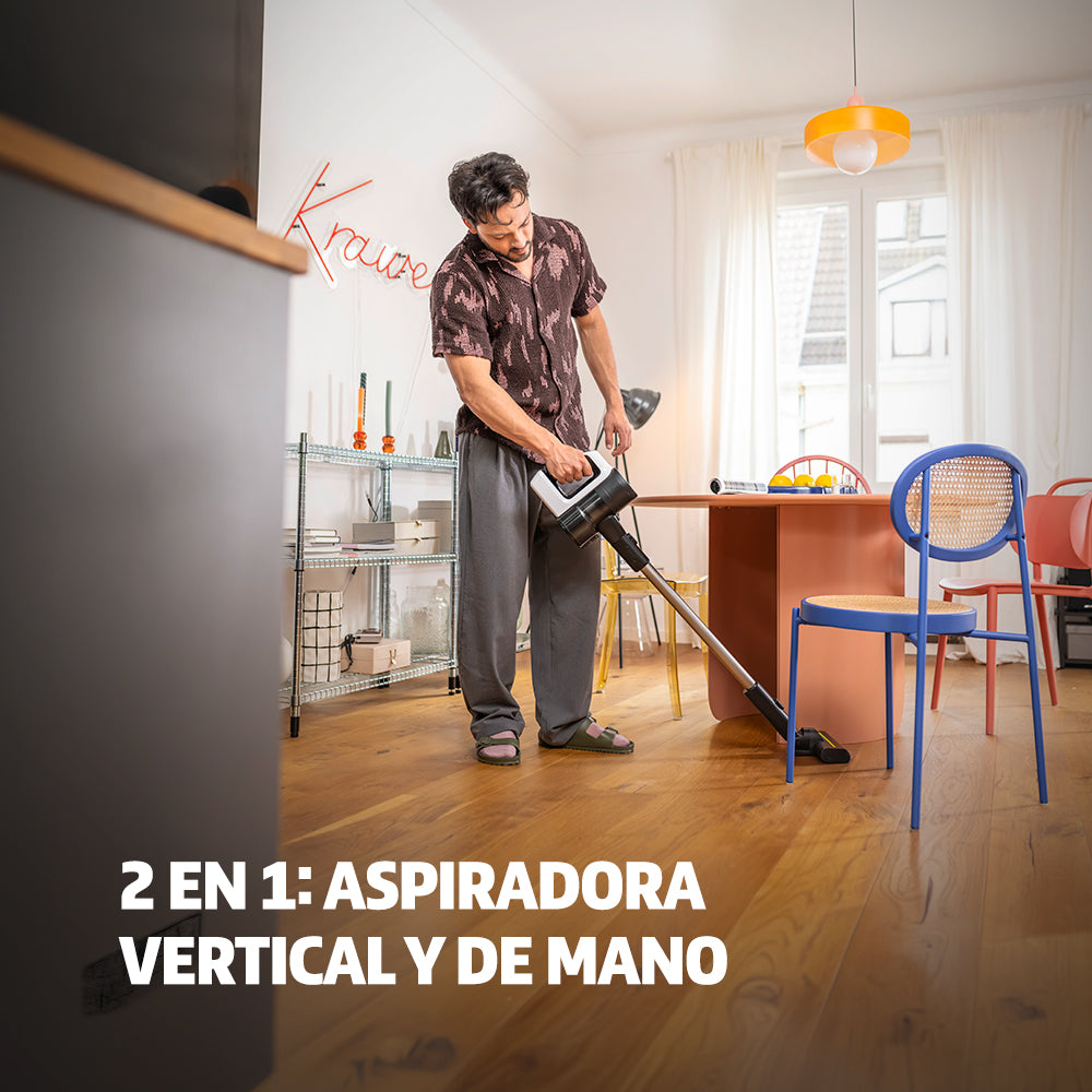 Aspiradora Vertical 2 en 1 a Batería con Filtro HEPA KÄRCHER VCS 3 Nano