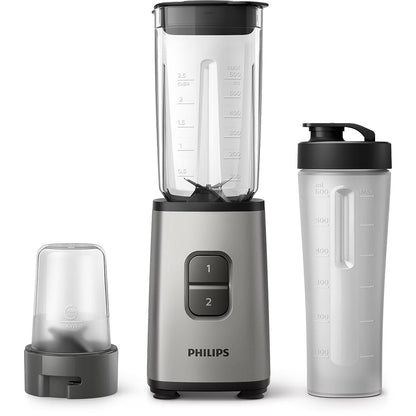 Mini Licuadora y Picadora 350 W 2 Velocidades PHILIPS HR2604