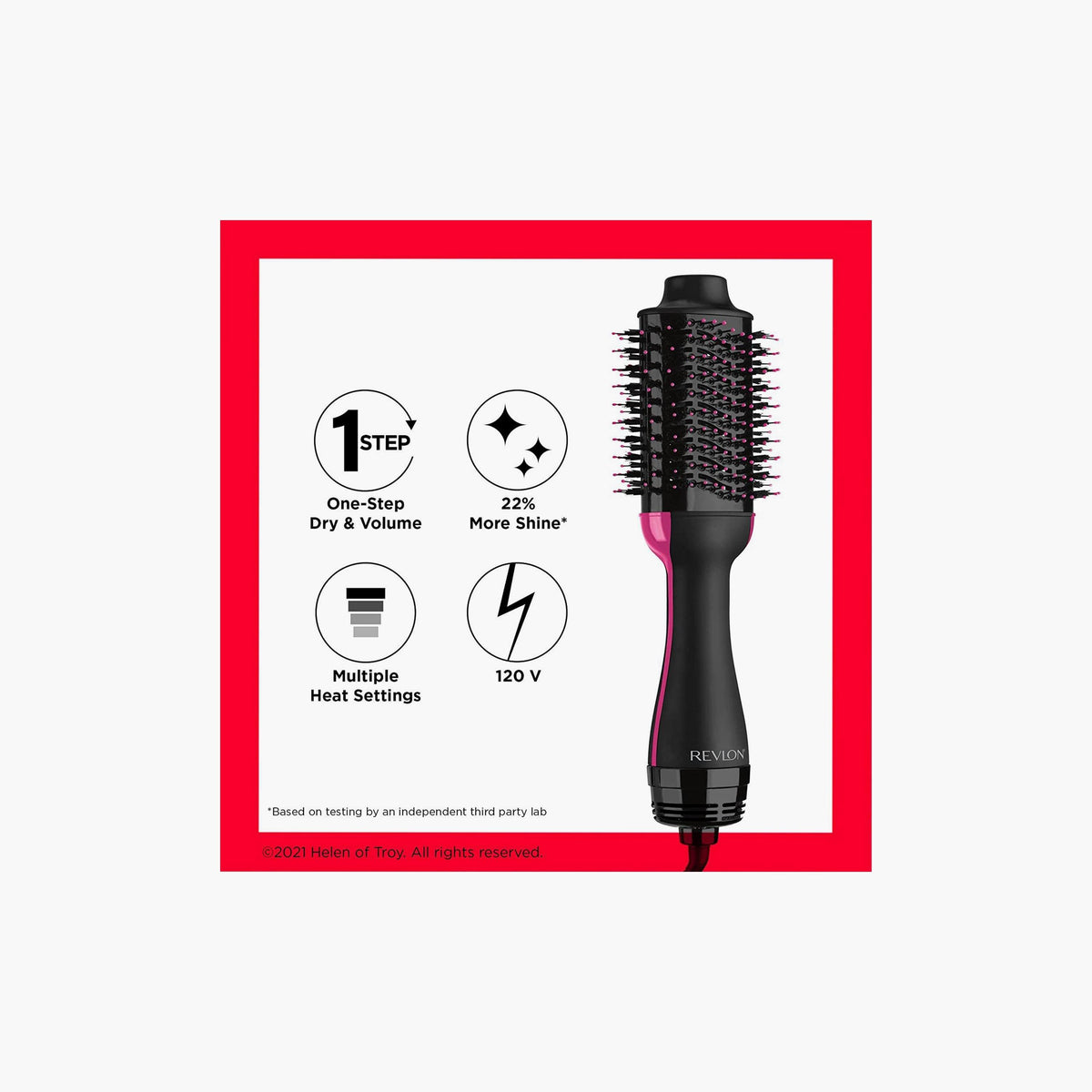 Cepillo Secador y Voluminizador Iónico 1100 W REVLON One Step RVDR5222