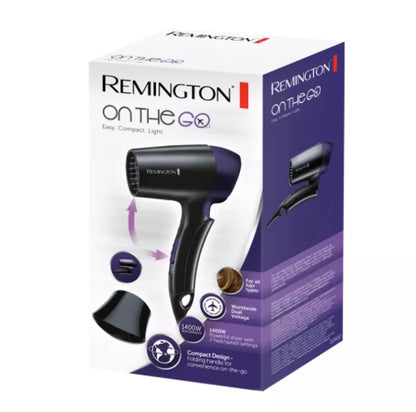 Secadora de Cabello de Viaje Plegable 1400 W REMINGTON D2400