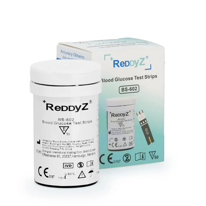 Tiras Reactivas BS-602 para Glucosa REDDYZ BG-710B CAJA 50 UND