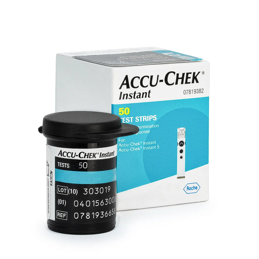 Tiras Reactivas para Glucosa ACCU CHEK INSTANT CAJA 50 UND