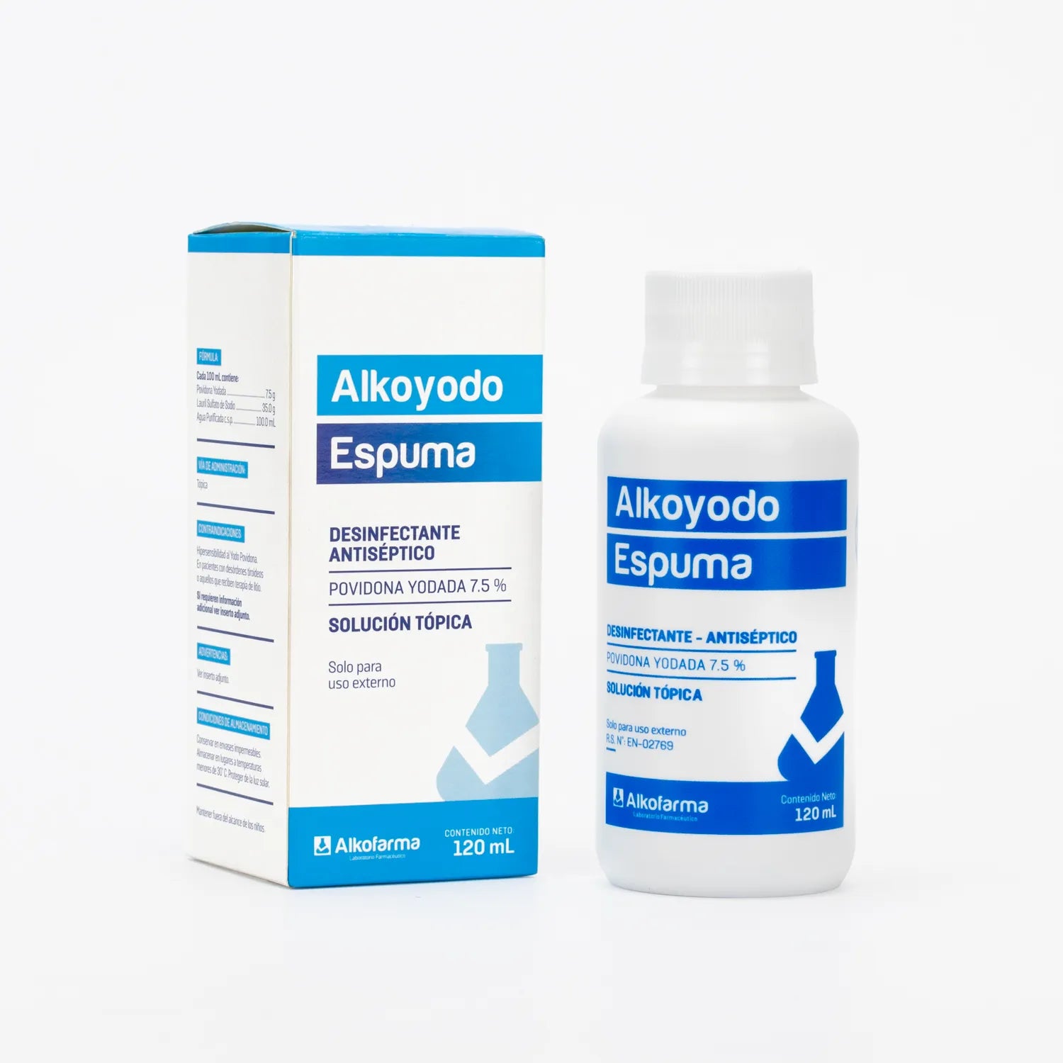 Alkoyodo Espuma 7.5% Yodopovidona ALKOFARMA