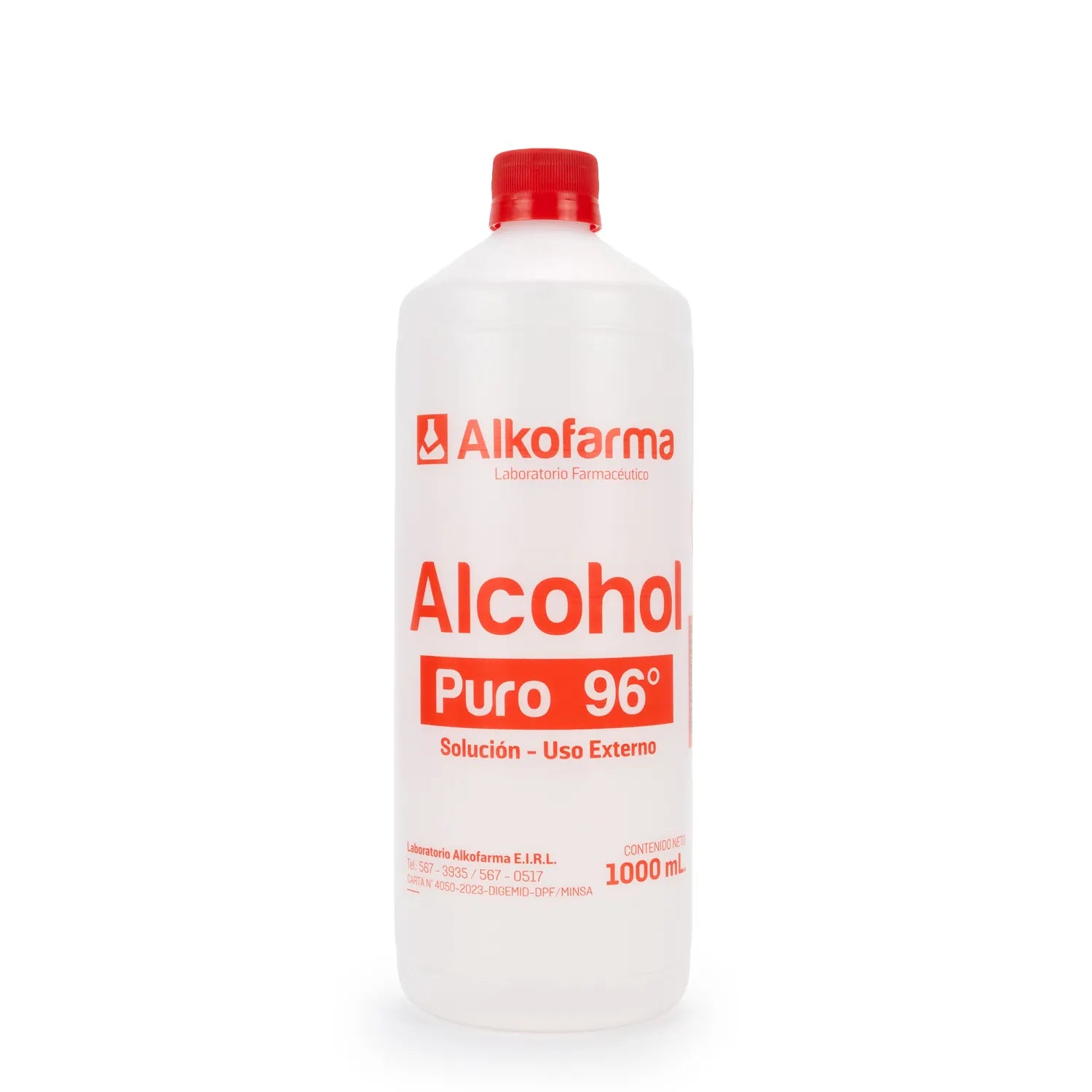 Alcohol 96° ALKOFARMA de 1000 ML