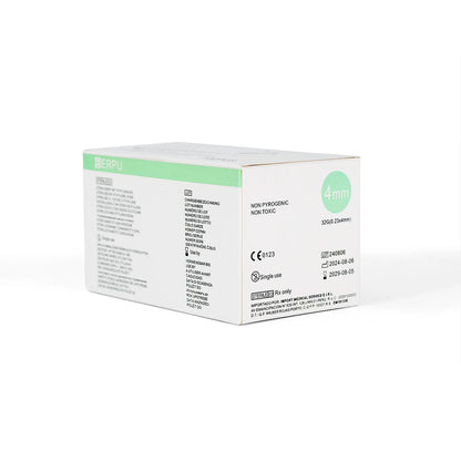 Aguja para Insulina BERPU 32 G X 4 MM CAJA 100 UND