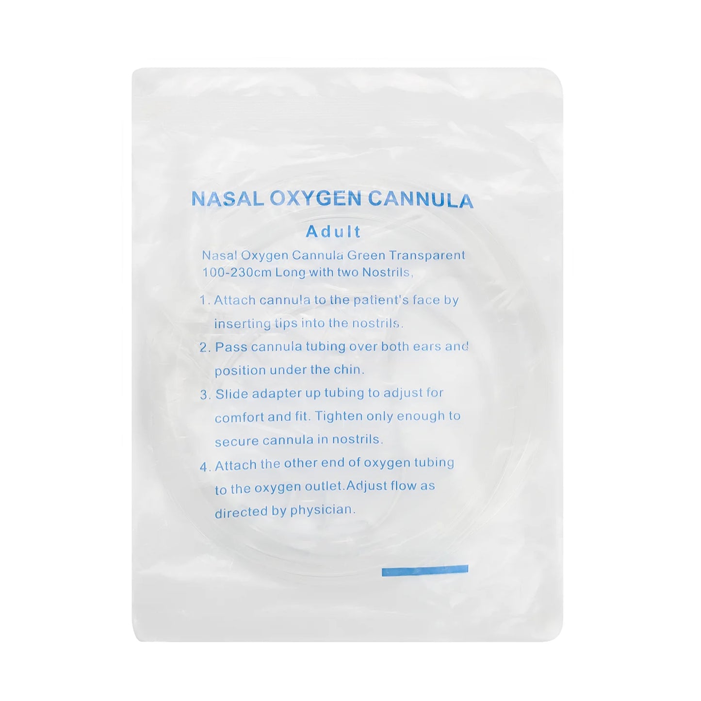 Cánula Nasal Aséptica de Oxígeno para Adulto