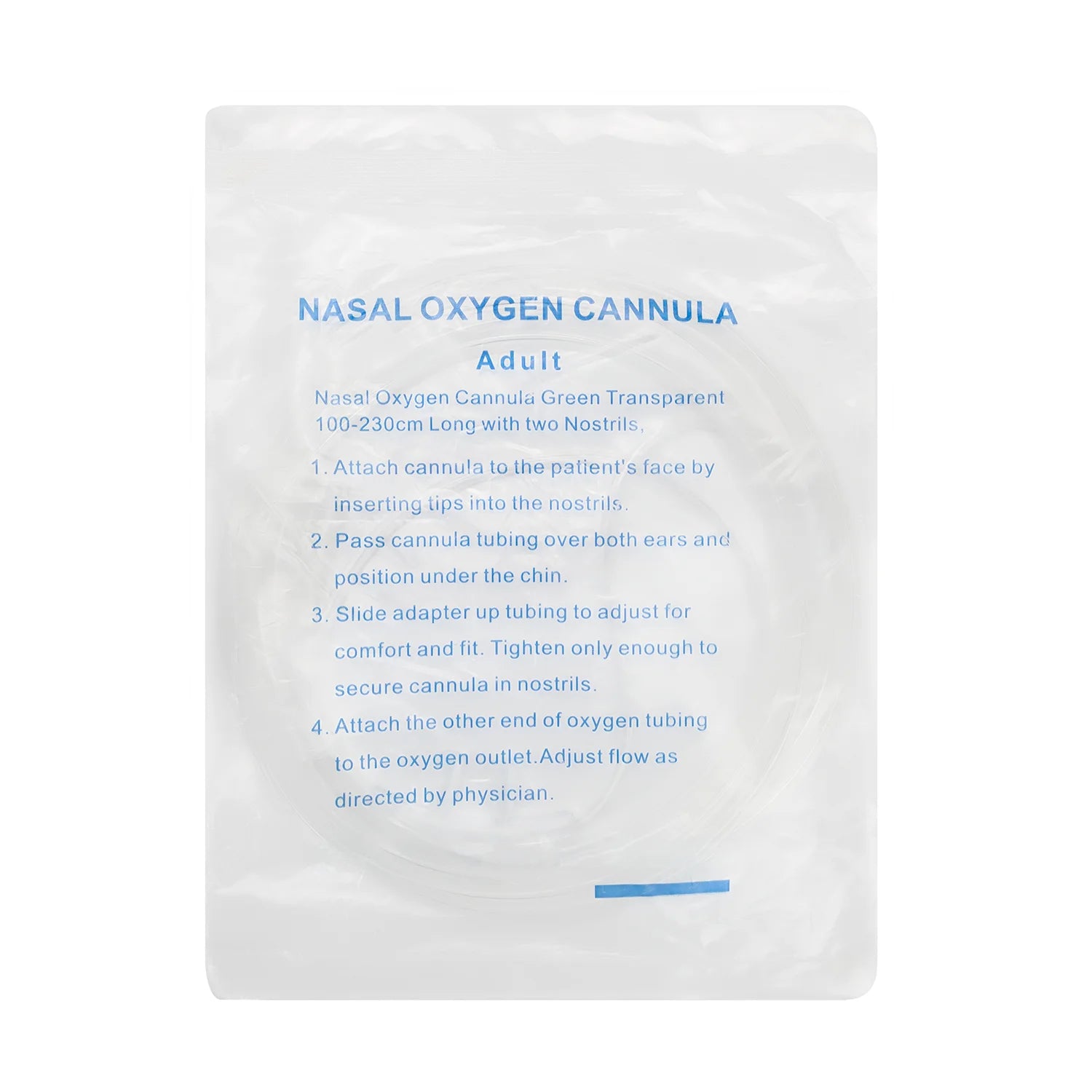 Cánula Nasal Aséptica de Oxígeno para Adulto