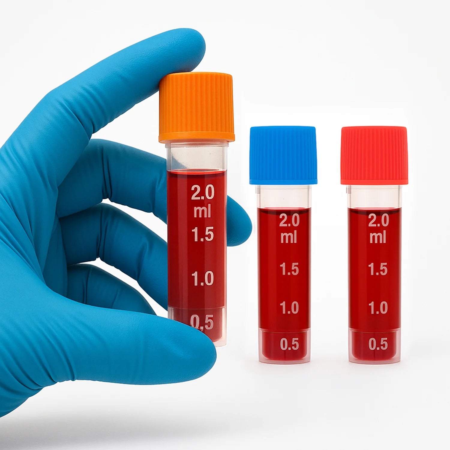 Criovial con Tapa Rosca No Estéril de 2 ML BOLSA 200 UND