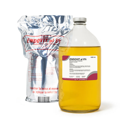 Endovit 5% Solución Inyectable FCO 1000 ML