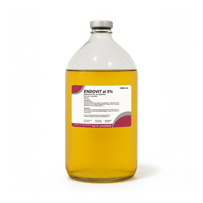 Endovit 5% Solución Inyectable FCO 1000 ML
