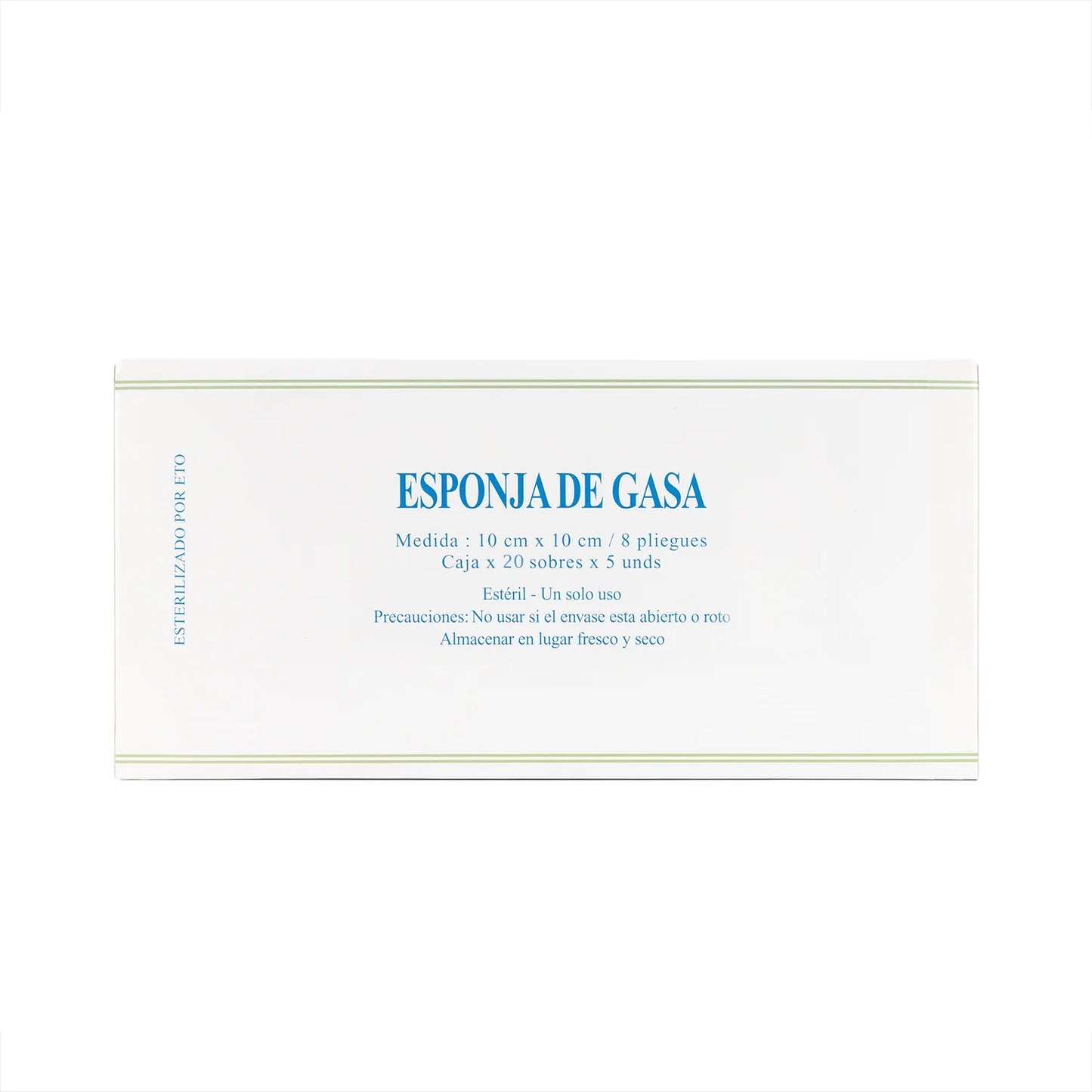 Esponja de Gasa Estéril Absorbente de 10 X 10 CM