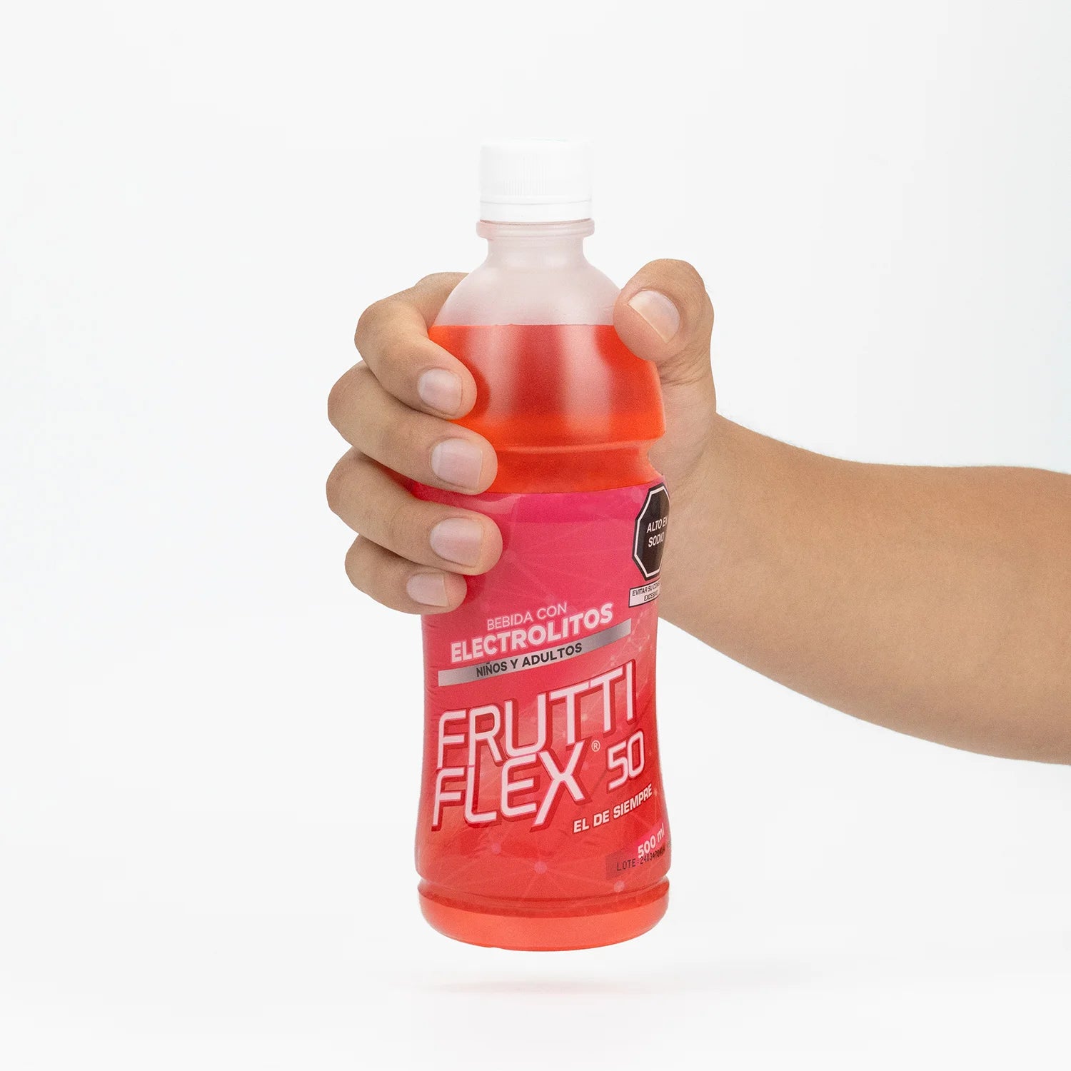 Fruttiflex Bebida con Electrolitos Sabor Fresa FCO 500 ML