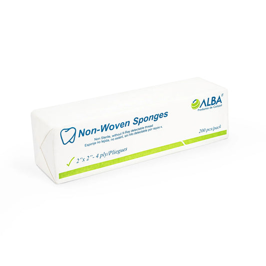 Gasa Dental Precortada No Estéril de 2" X 2" CAJA 200 UND