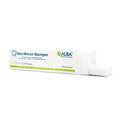 Gasa Dental Precortada No Estéril de 2" X 2" CAJA 200 UND
