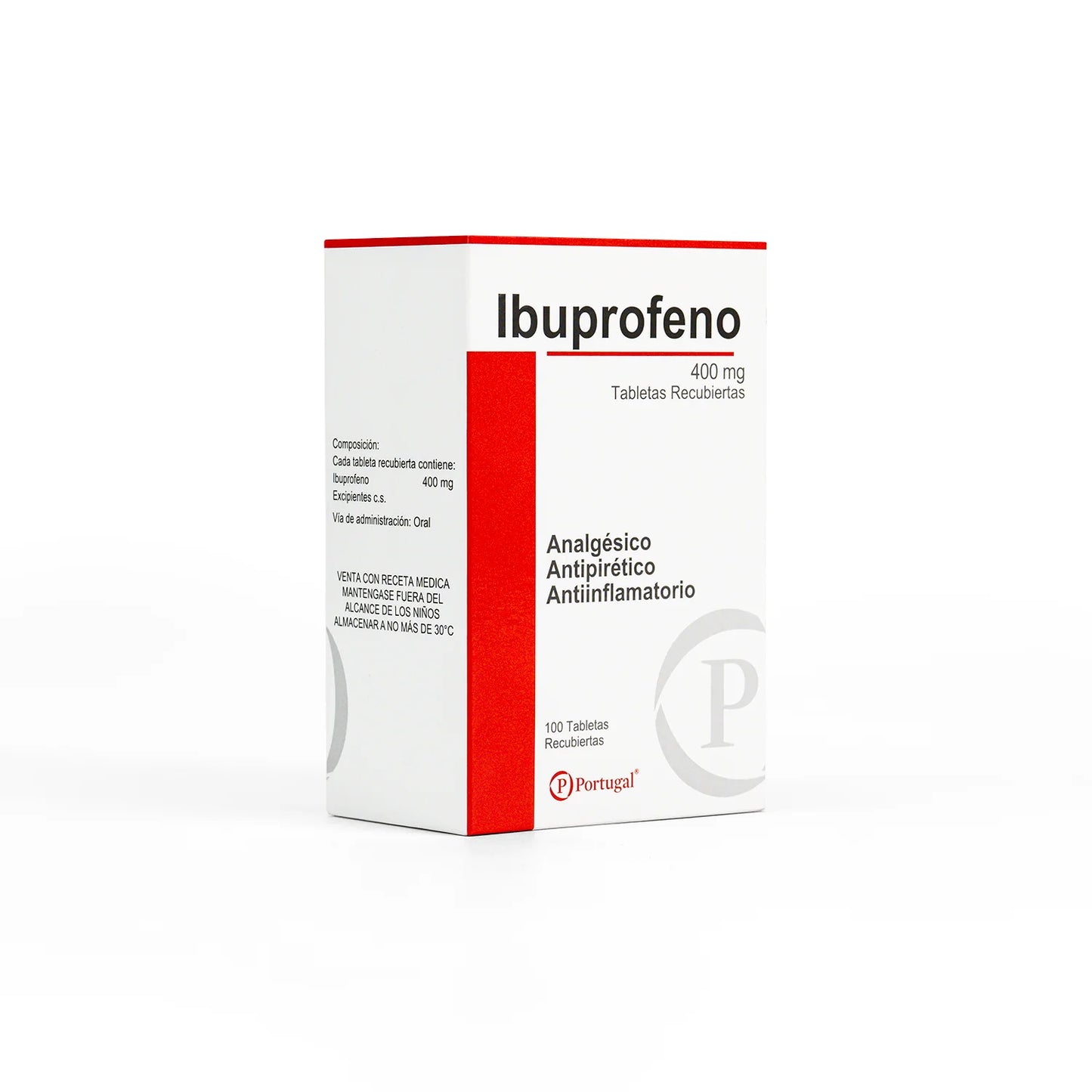 Ibuprofeno 400 MG Tableta Recubierta CAJA 100 UND