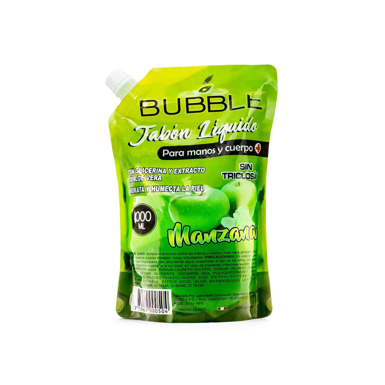 Jabón Líquido Manzana DOYPACK 1000 ML