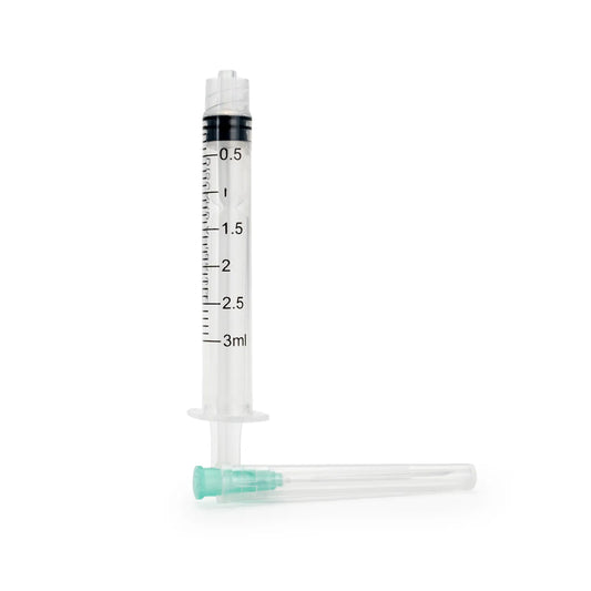 Jeringa Hipodérmica Estéril de 3 ML Aguja 21 G X 1 1/2" CAJA 100 UND