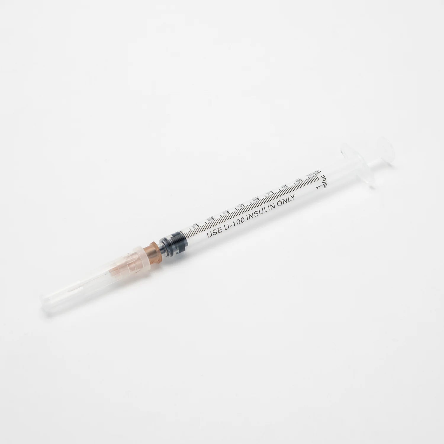 Jeringa Estéril para Insulina de 1 ML Aguja 26 G X 1/2" CAJA 100 UND