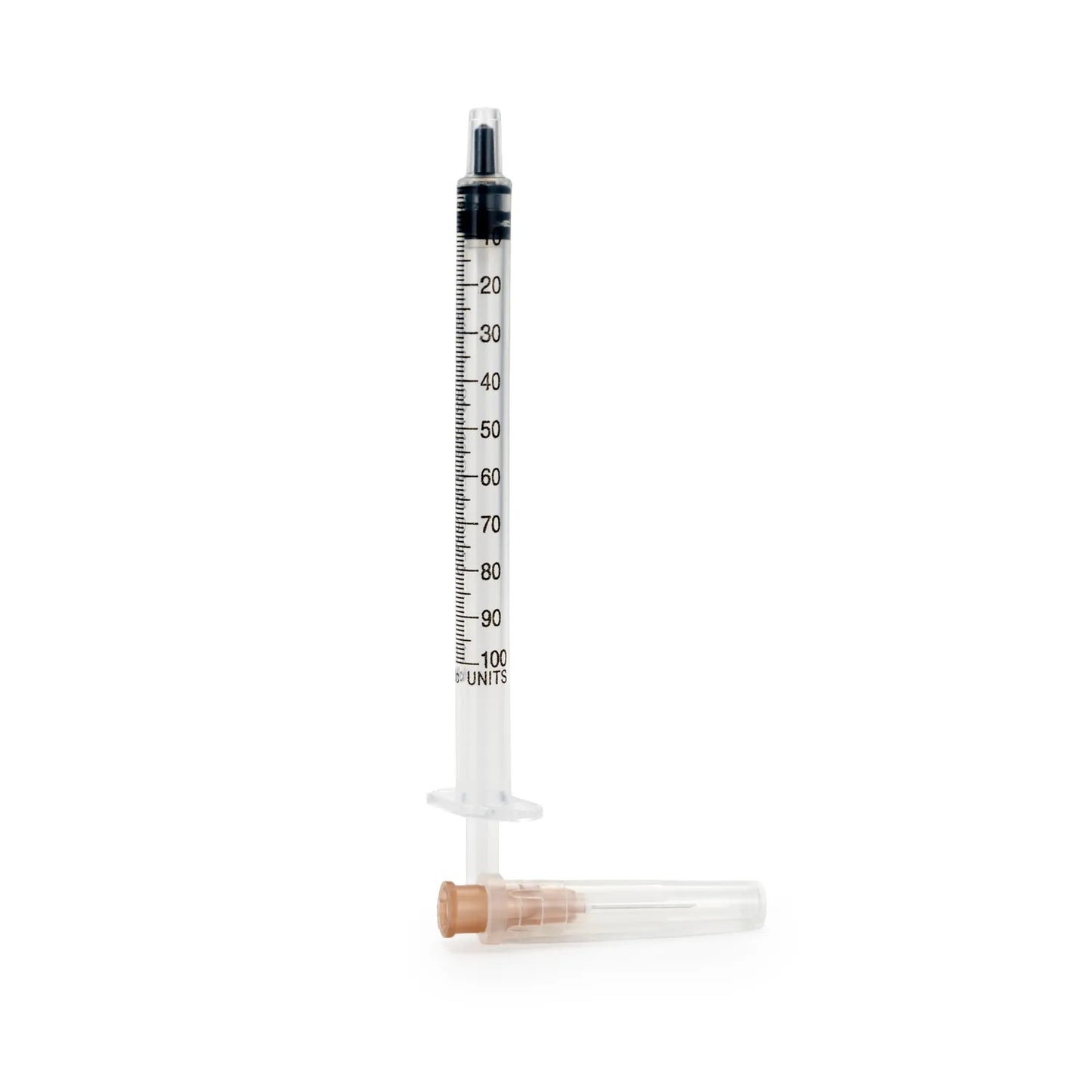 Jeringa Estéril para Insulina de 1 ML Aguja 26 G X 1/2" CAJA 100 UND