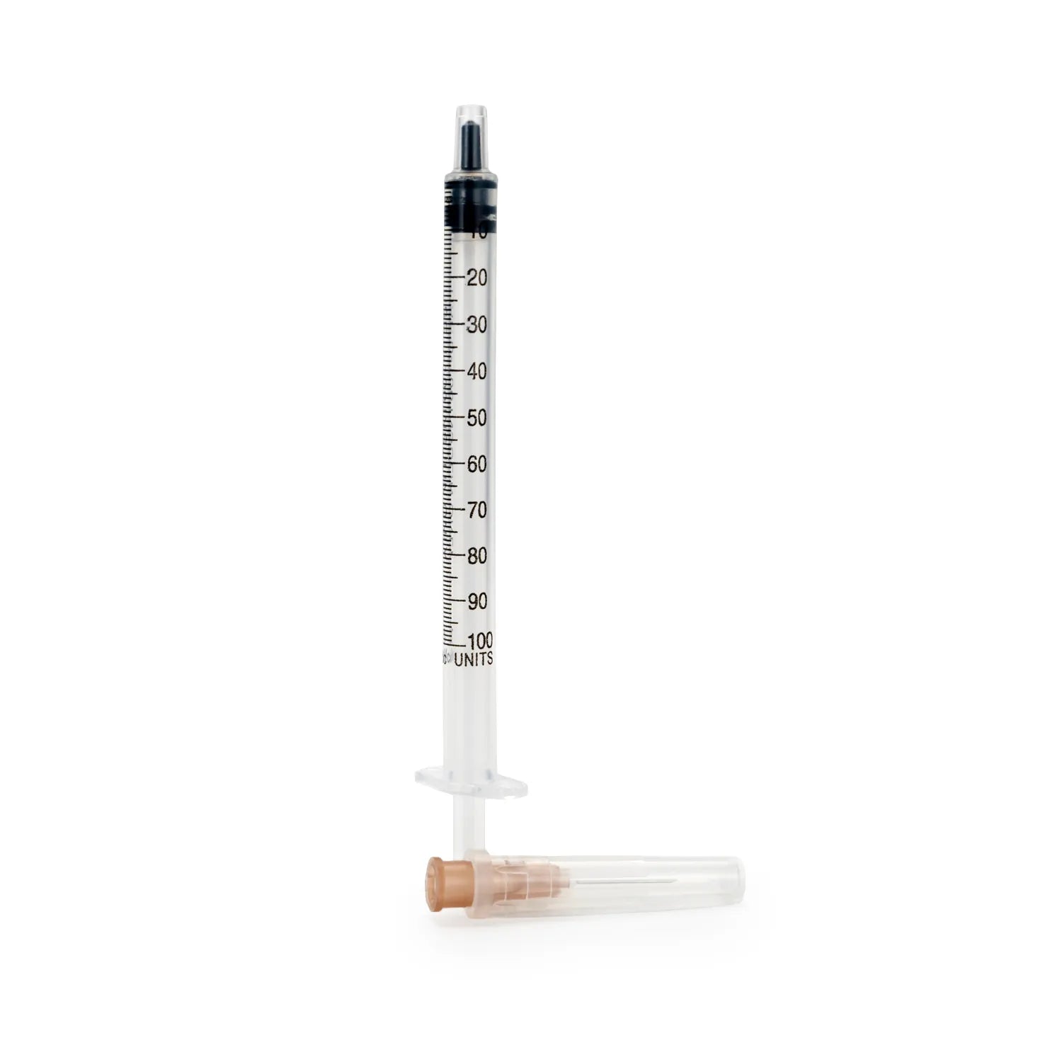 Jeringa Estéril para Insulina de 1 ML Aguja 26 G X 1/2" CAJA 100 UND