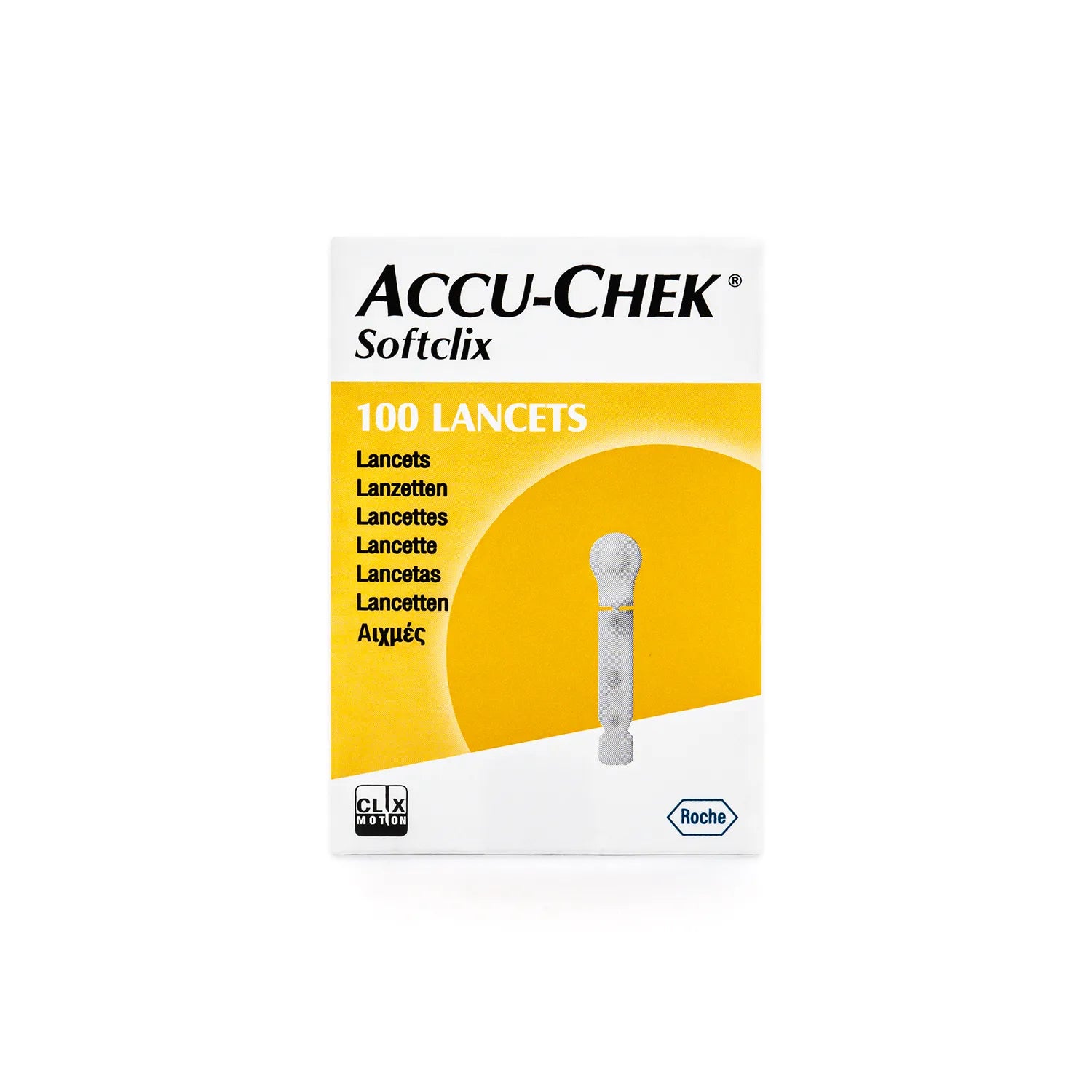 Lancetas ACCU CHEK SOFTCLIX 28 G CAJA 100 UND