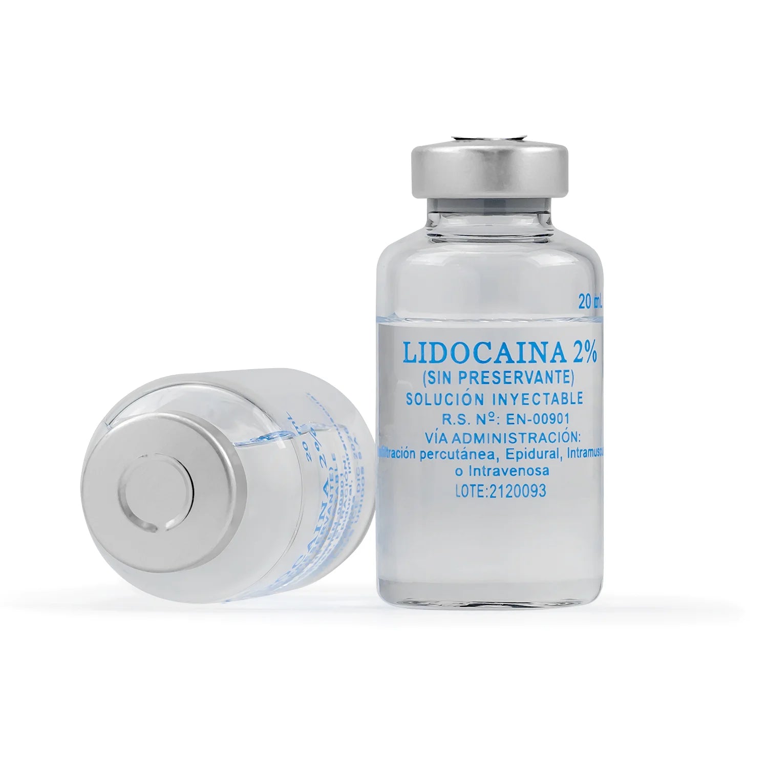 Lidocaína 2% Sin Epinefrina Sin Preservante Ampolla