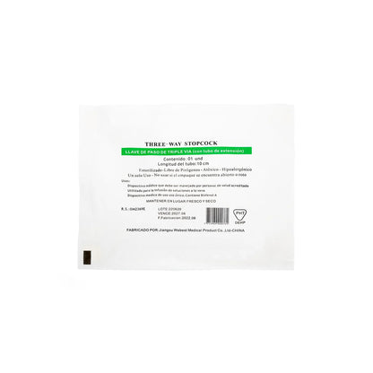 Llave de Paso Triple Vía Con Tubo de Extensión CAJA 50 UND